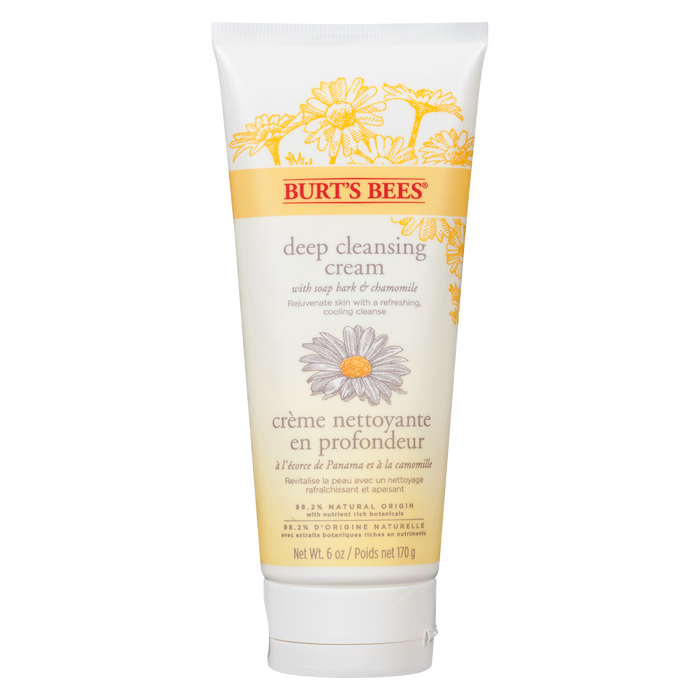 Crème nettoyante en profondeur à l'écorce de savon et à la camomille de Burt's Bees 170 g