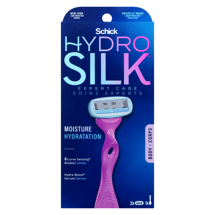 Rasoir Schick Hydro Silk Expert Care 5 lames à détection de courbe