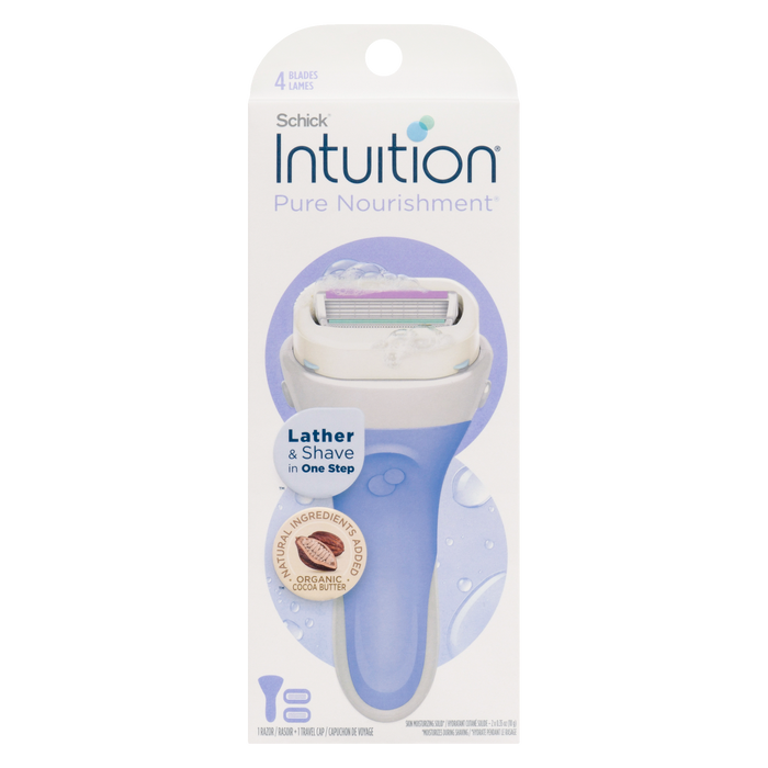 Schick Intuition Pure Nourishment 4 lames