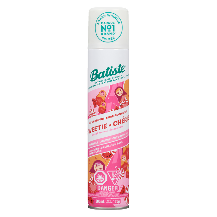 Shampoing sec Batiste Sweetie Melon doux 200 ml