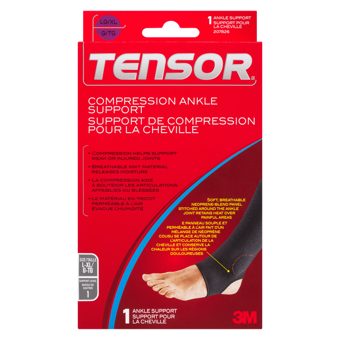 Tensor Compression Ankle Support Size L-XL 1 Ankle Support