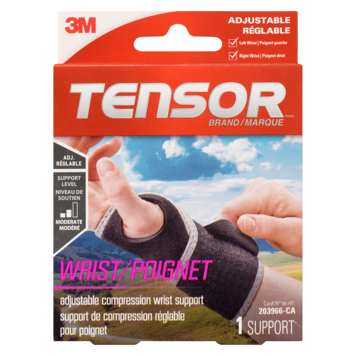 Tensor Adjustable Compression Wrist Support Adjustable 1 Support