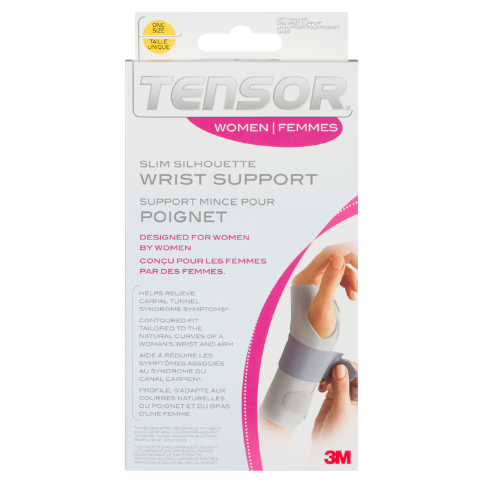 Tensor Women One Size Left Slim Silhouette Wrist Support