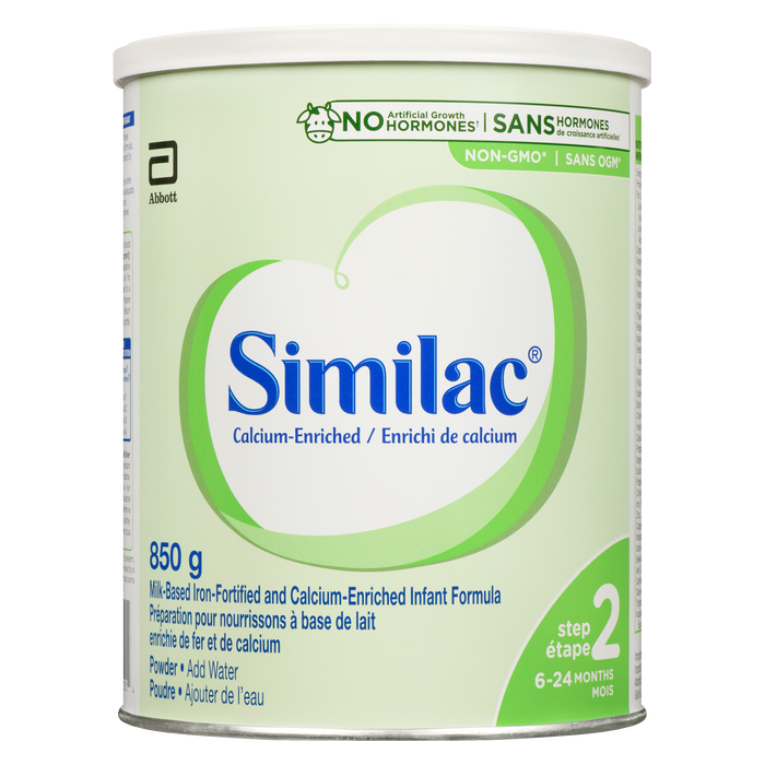 Similac Milk-Based Iron-Fortified and Calcium-Enriched Infant Formula Step 2 6-24 Months 850 g