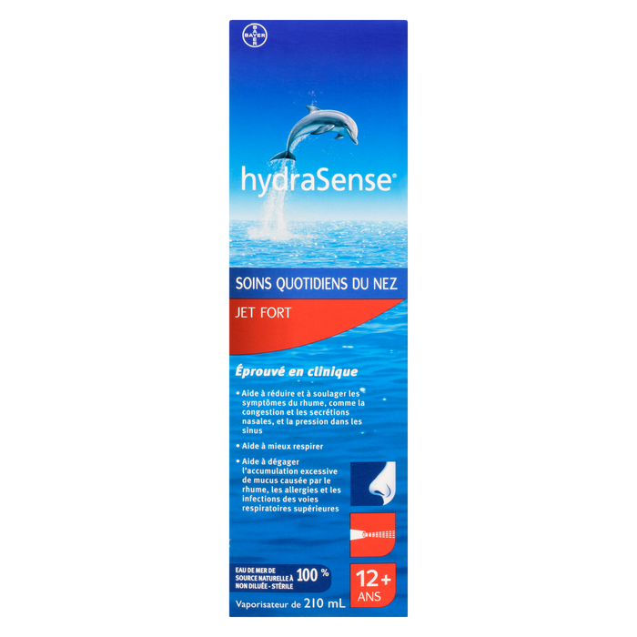 HydraSense Soin Nasal Quotidien Jet Complet 12+ Ans 210 ml