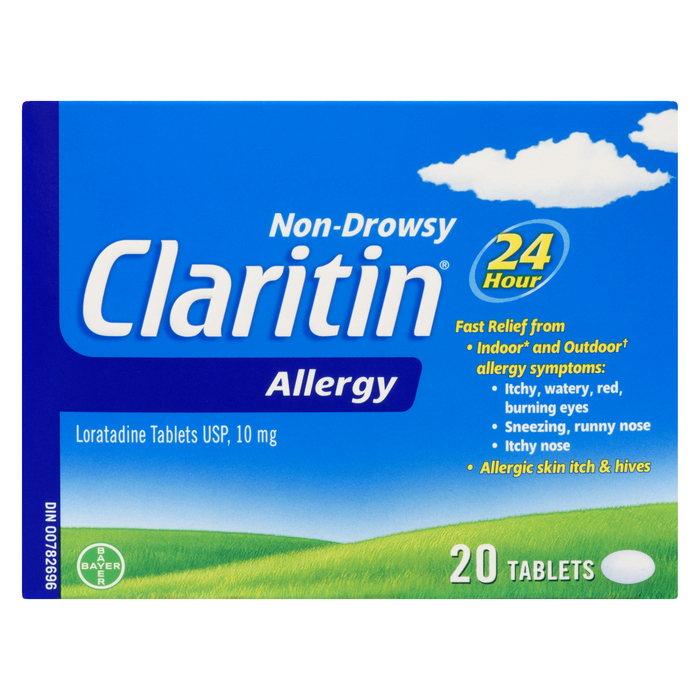 Claritin Allergie 24 heures 20 comprimés