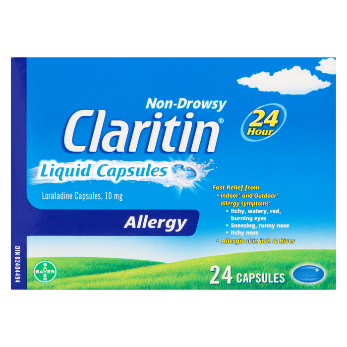 Claritin Allergy Liquid Capsules 24 Hour 24 Capsules