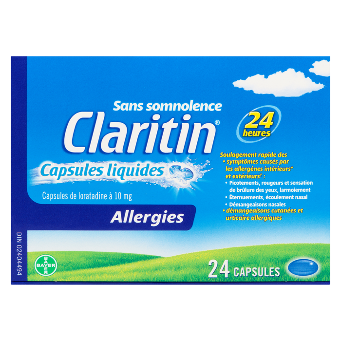 Claritin Allergy Liquid Capsules 24 Hour 24 Capsules