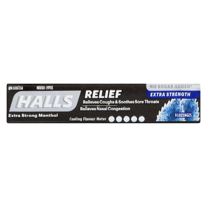 Halls Relief Mentho-Lyptus Extra Strength 9 Lozenges