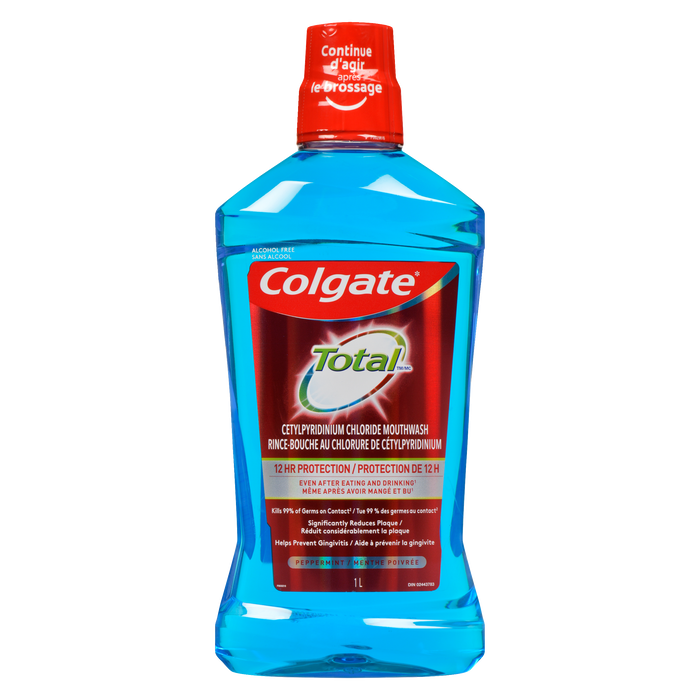 Colgate Total Cetylpyridinium Chloride Mouthwash Peppermint 1 L