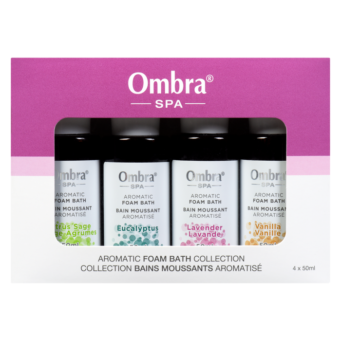 Ombra Spa Aromatic Foam Bath Collection 4 x 50 ml