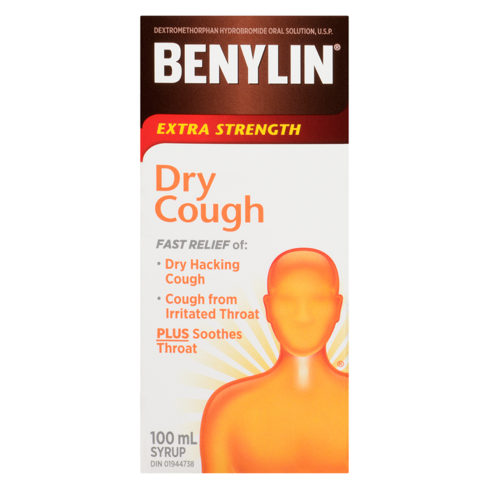 Benylin Dry Cough Syrup Extra Strength 100 ml