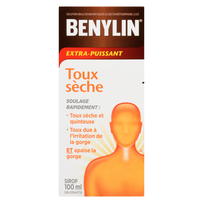 Sirop Benylin contre la toux sèche extra fort 100 ml