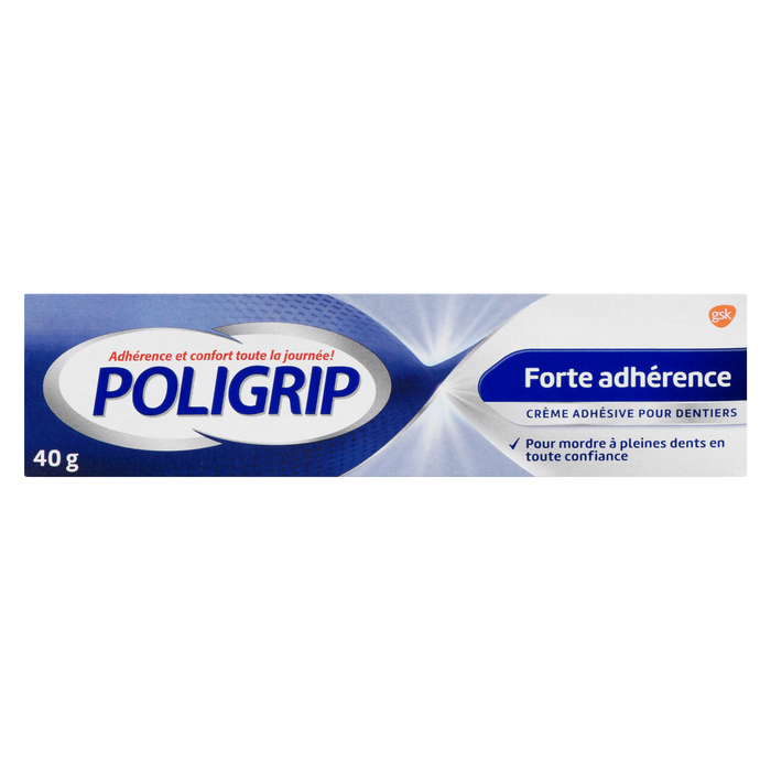 Poligrip Denture Adhesive Cream Strong Hold 40 g