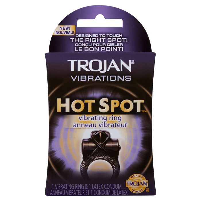 Trojan Vibrations Hot Spot Vibrating Ring