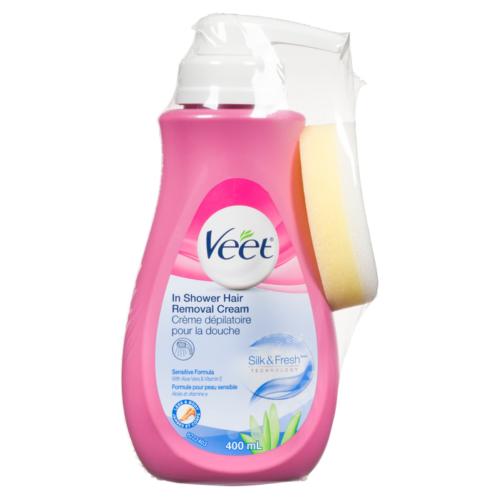 Crème dépilatoire Veet in Shower Sensitive Formula 400 ml