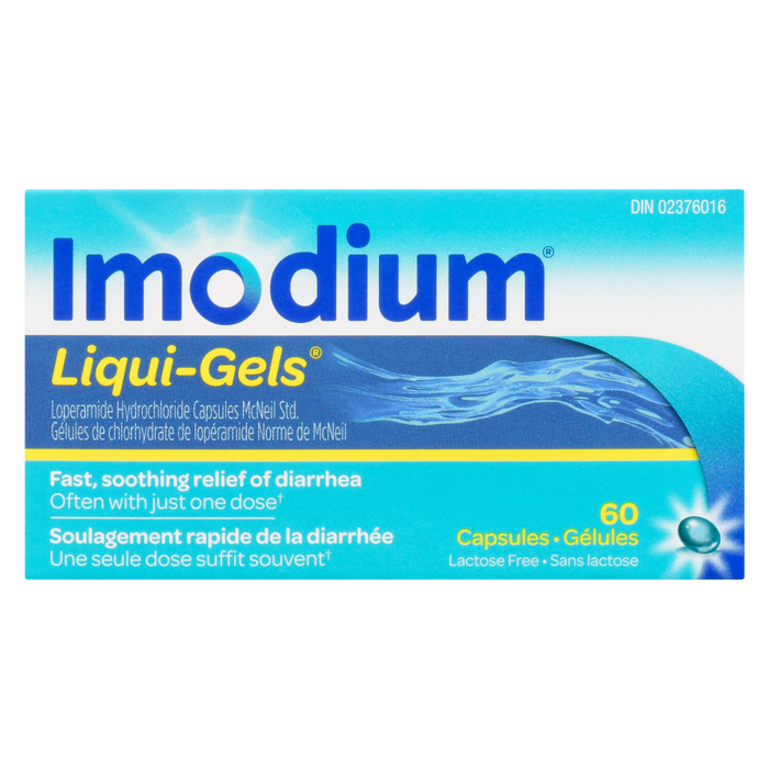 Imodium Liqui-Gels 60 Capsules