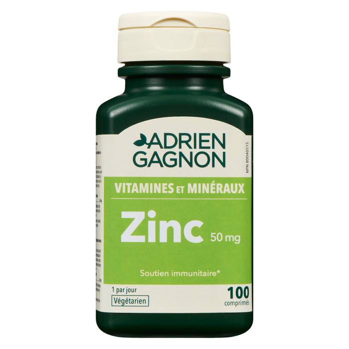 Adrien Gagnon Zinc 50 mg 100 Tablets