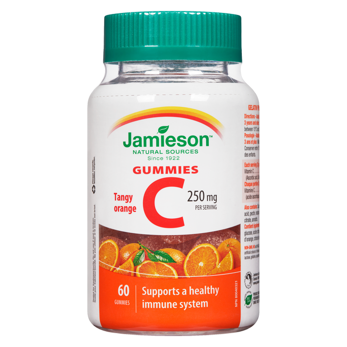 Jamieson Gummies C Orange acidulée 60 Gummies