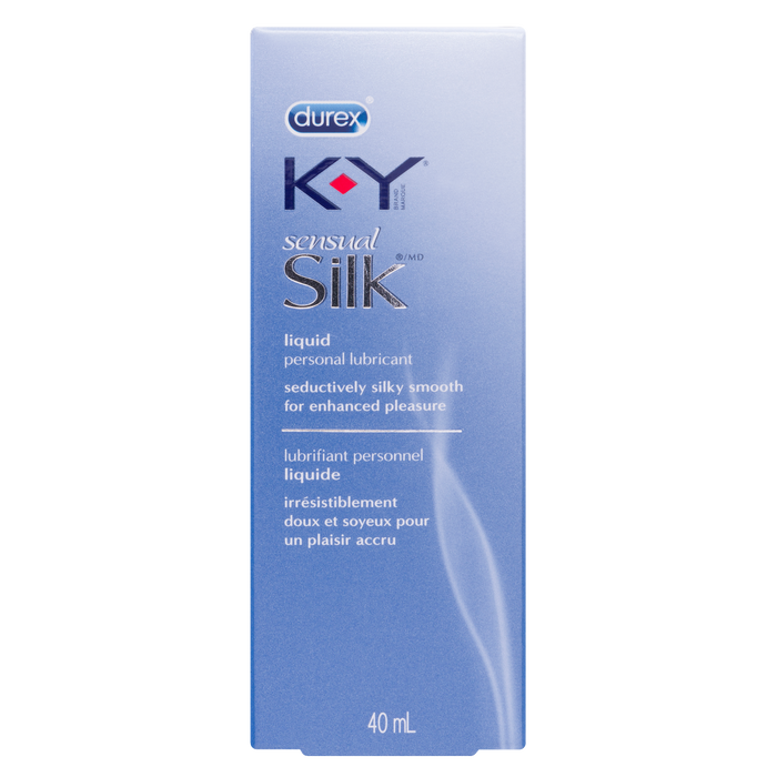 K-Y Brand Sensual Silk Liquid Personal Lubricant 40 ml