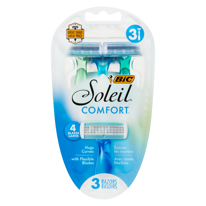 BIC Soleil Comfort 4 Blades 3 Razors