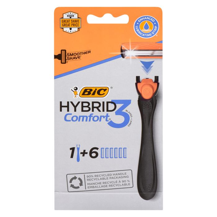 Lames hybrides Bic Comfort 3