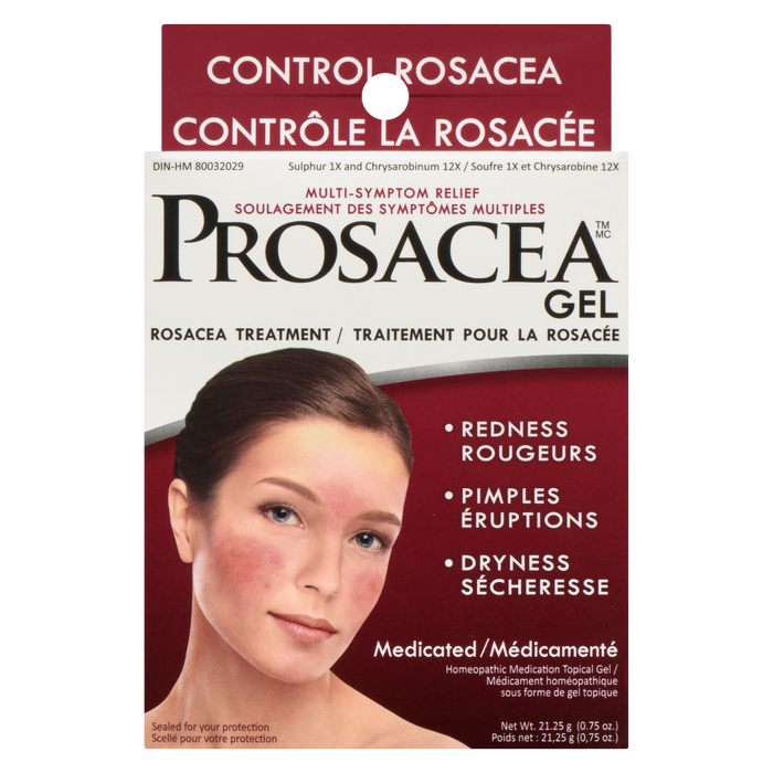 Prosacea Homeopathic Medication Topical Gel Rosacea Treatment 21.25 g