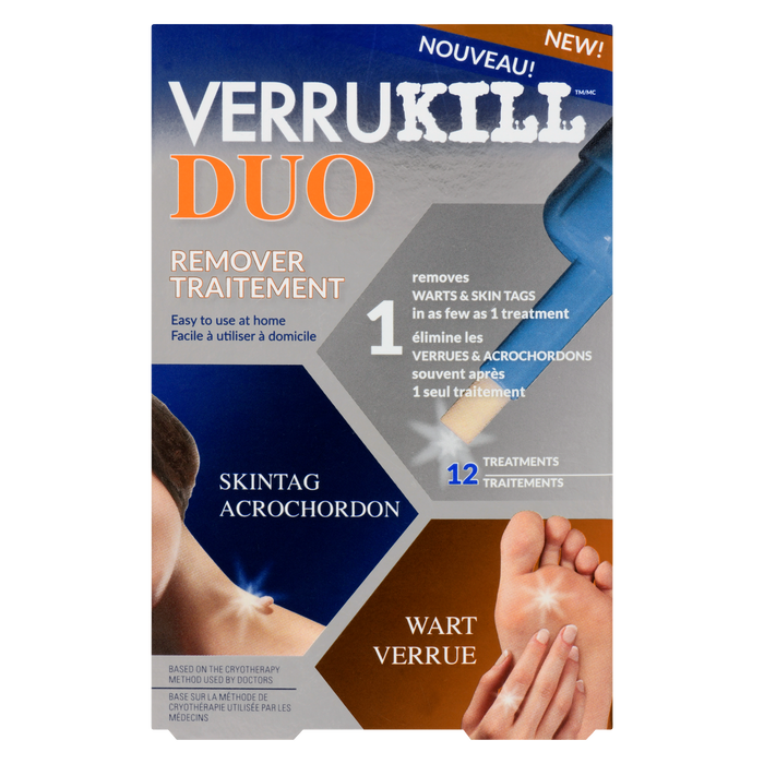 Verrukill Duo Remover Verrues 12 Traitements