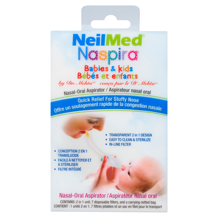 Aspirateur nasal et oral Naspira Babies &amp; Kids du Dr Mehta