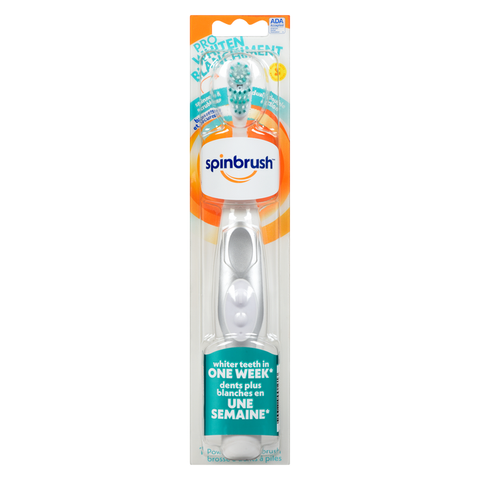 Spinbrush Pro Whiten S Soft Bristles 1 Powered Toothbrush