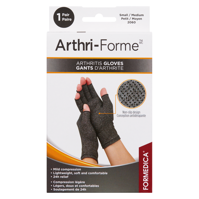 Gants pour l'arthrite Formedica Arthri-Forme Petit/Moyen 2060 1 paire