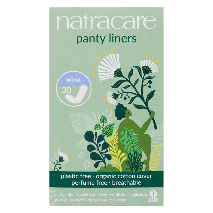 Natracare Panty Liners Mini 30 Panty Liners