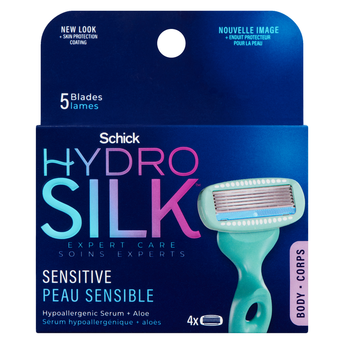 Cartouche de soin expert Schick Hydro Silk 5 lames Sensitive