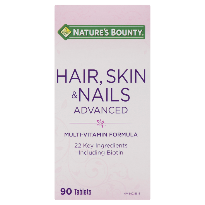 Nature's Bounty Cheveux, Peau et Ongles Avancé 90 Comprimés