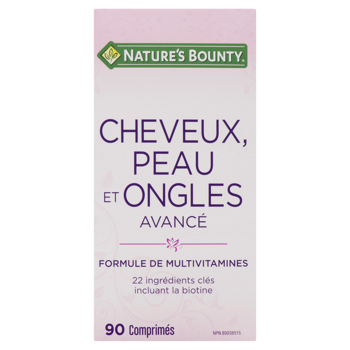 Nature's Bounty Cheveux, Peau et Ongles Avancé 90 Comprimés