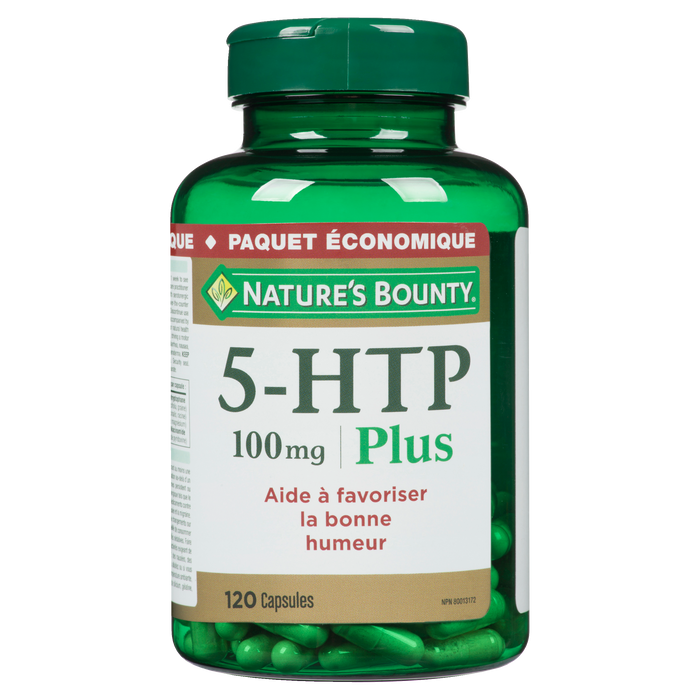 Nature's Bounty 5-HTP 100 mg Plus Format économique 120 gélules