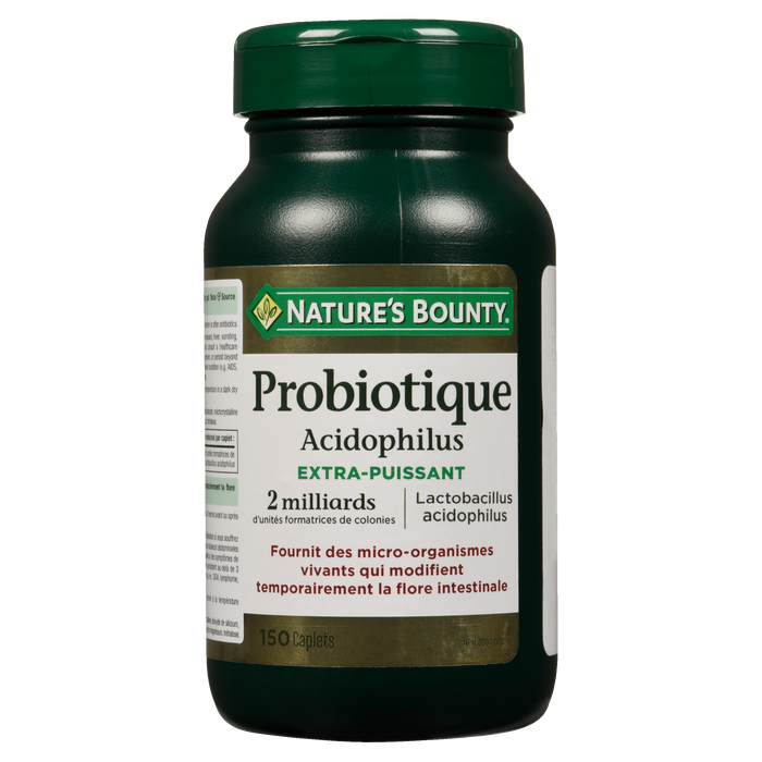 Nature's Bounty Acidophilus Probiotique Extra Fort 150 Comprimés