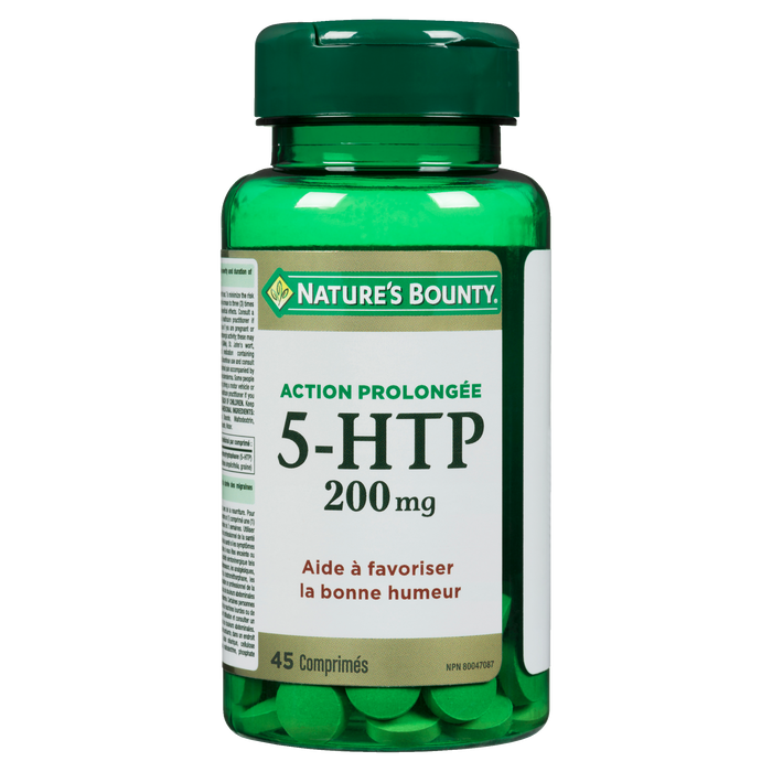 Nature's Bounty 5-HTP à libération prolongée 200 mg 45 comprimés