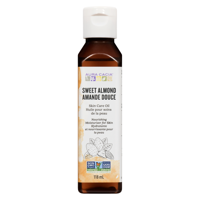 Aura Cacia Huile de Soin de la Peau Amande Douce 118 ml