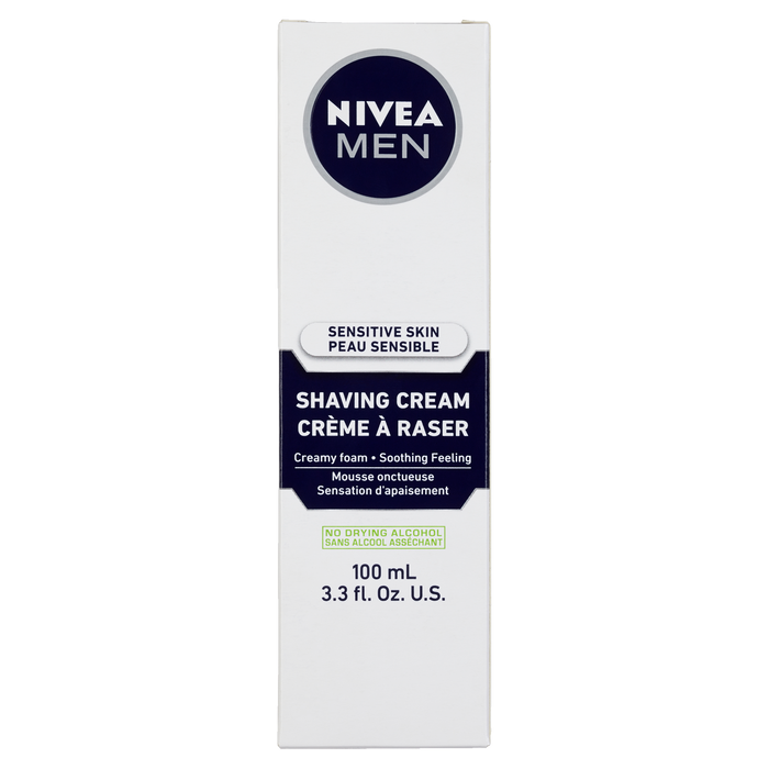 Crème de rasage NIVEA Men pour peaux sensibles 100 ml