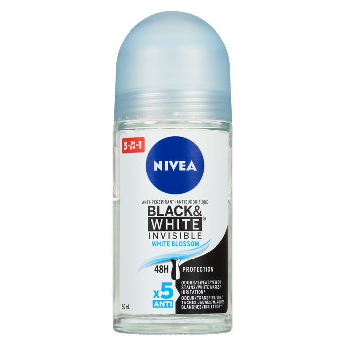 NIVEA Black & White Invisible Anti-perspirant White Blossom 50 ml