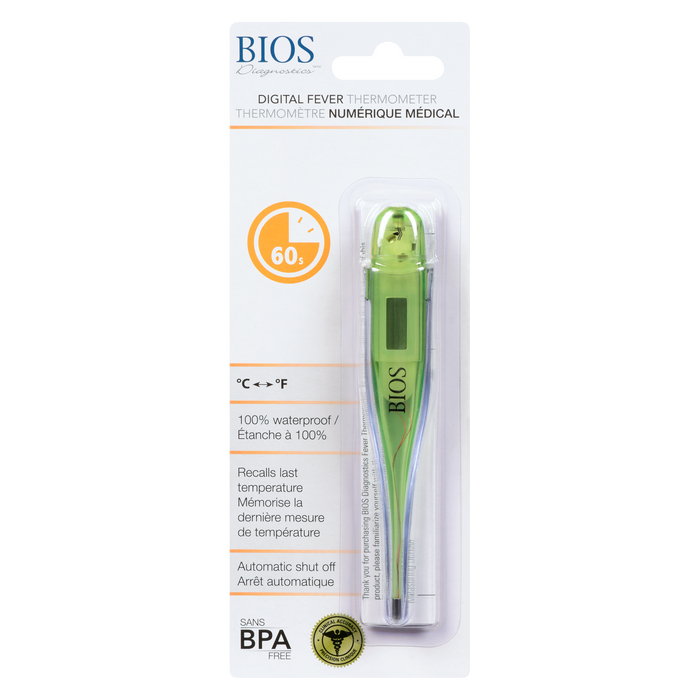 BIOS Diagnostics Thermometer Digital Fever