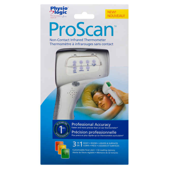 Thermomètre infrarouge sans contact Physio Logic ProScan