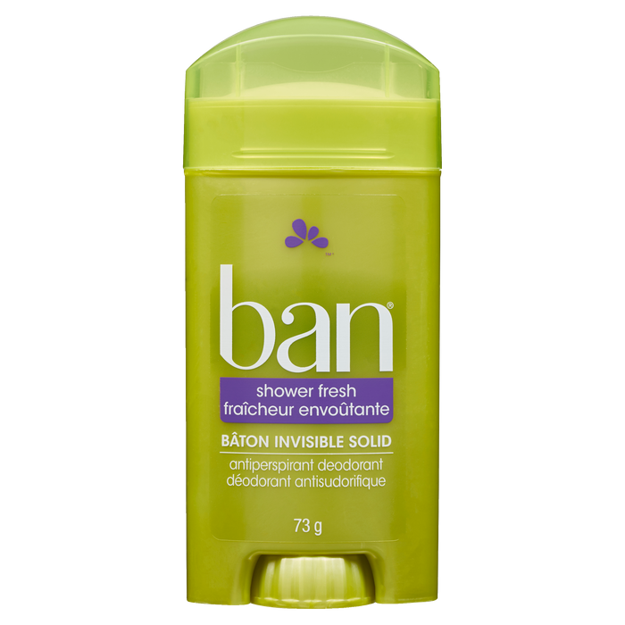 Ban Shower Fresh Invisible Solid Antiperspirant Deodorant 73 g