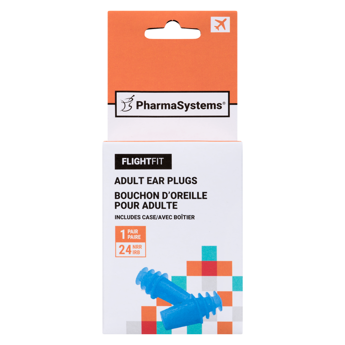 PharmaSystems FlightFit Adult Ear Plugs 1 Pair