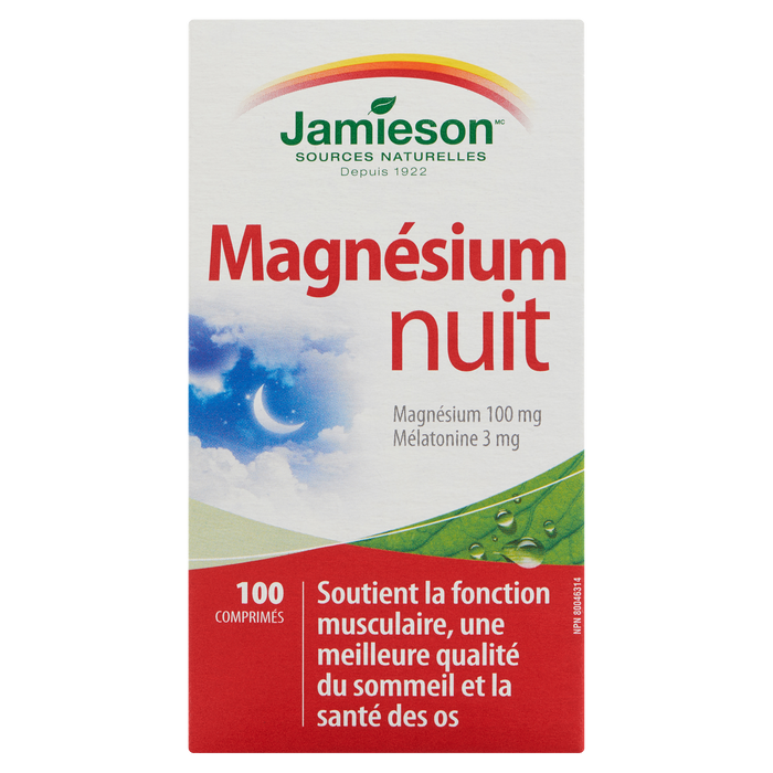 Jamieson Magnesium Night 100 Tablets