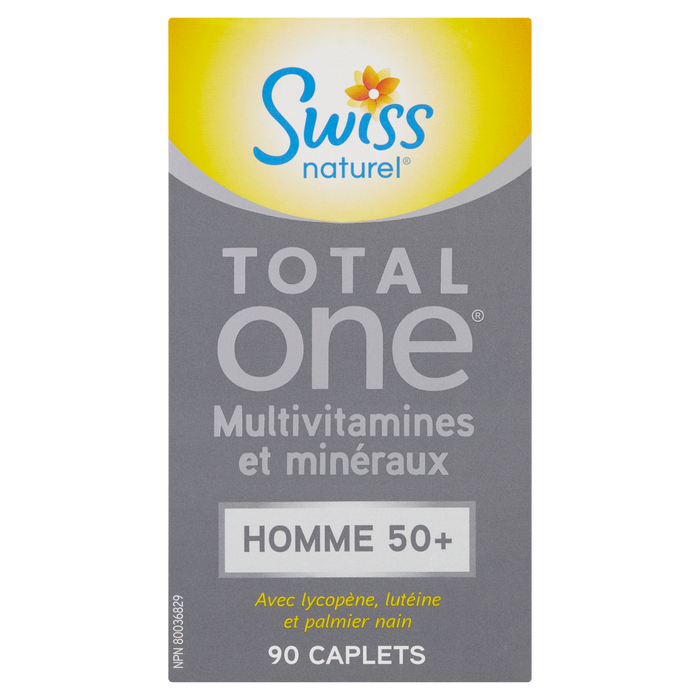 Swiss Natural Total One Multi Vitamin & Mineral Men 50+ 90 Caplets