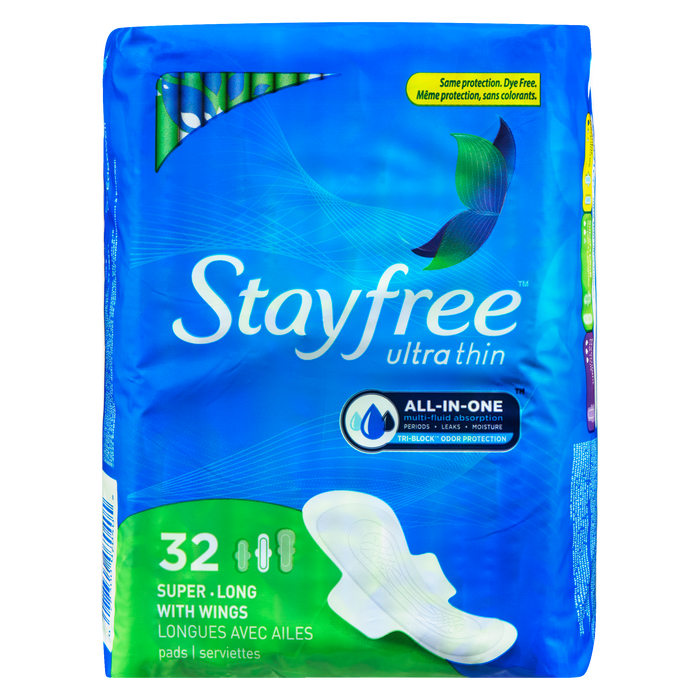 Stayfree Ultra Thin Super Long with Wings 32 Pads