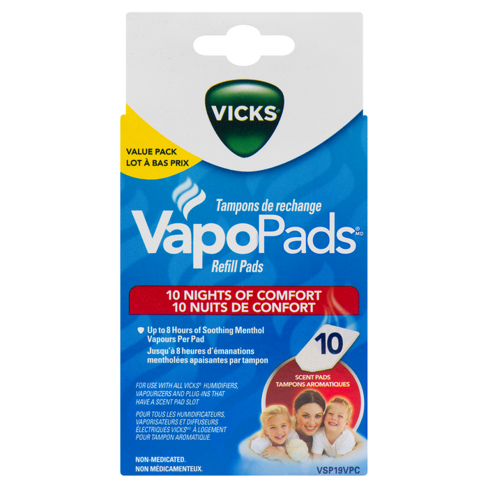 Vicks VapoPads Refill Pads Value Pack 10 Scent Pads