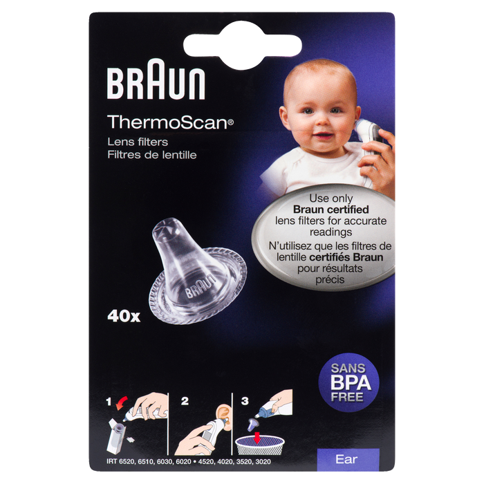 Braun ThermoScan Lens Filters Ear 20 Lens Filters